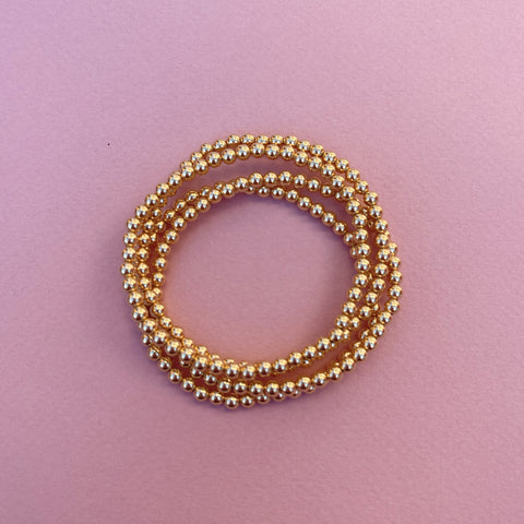 The Basic 14k Gold Filled Layering Bracelet 4mm